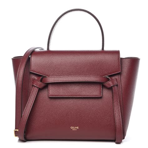 celine laura burgundy|burgundy Celine Bags for Women .